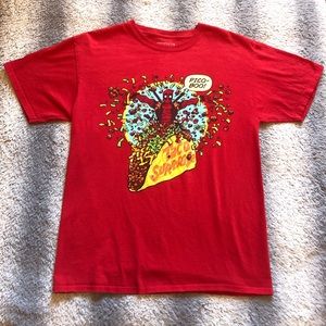 Marvels Deadpool Pico Boo Tee Mens Medium Red